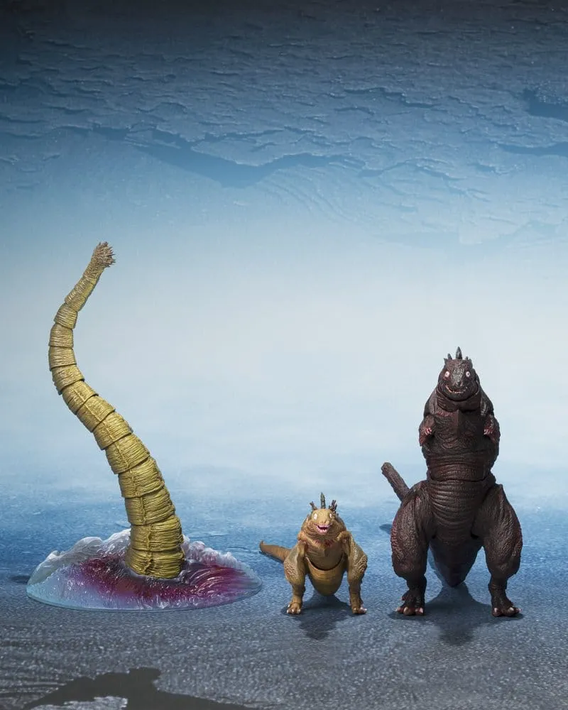 Godzilla 2016 S.H.MonsterArts Action Figures 3-Pack The Second Form  Thrid Form  Giant Unidentified Creature Set